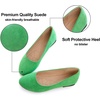 image:imageHee grand Classic Womens Round Toe Ballet Flats Comfortable SlipOn Loafers for Casual Work210green