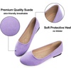 image:imageHee grand Classic Womens Round Toe Ballet Flats Comfortable SlipOn Loafers for Casual Work210light Purple
