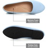 image:imageHee grand Classic Womens Round Toe Ballet Flats Comfortable SlipOn Loafers for Casual Work210magnolia
