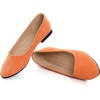 image:imageHee grand Classic Womens Round Toe Ballet Flats Comfortable SlipOn Loafers for Casual Work210orange