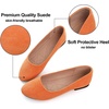 image:imageHee grand Classic Womens Round Toe Ballet Flats Comfortable SlipOn Loafers for Casual Work210orange