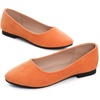 image:imageHee grand Classic Womens Round Toe Ballet Flats Comfortable SlipOn Loafers for Casual Work210orange