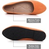 image:imageHee grand Classic Womens Round Toe Ballet Flats Comfortable SlipOn Loafers for Casual Work210orange