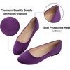 image:imageHee grand Classic Womens Round Toe Ballet Flats Comfortable SlipOn Loafers for Casual Work210purple