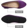 image:imageHee grand Classic Womens Round Toe Ballet Flats Comfortable SlipOn Loafers for Casual Work210purple