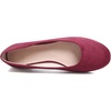 image:imageHee grand Classic Womens Round Toe Ballet Flats Comfortable SlipOn Loafers for Casual Work932burgundy