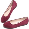 image:imageHee grand Classic Womens Round Toe Ballet Flats Comfortable SlipOn Loafers for Casual Work932burgundy