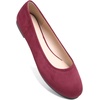 image:imageHee grand Classic Womens Round Toe Ballet Flats Comfortable SlipOn Loafers for Casual Work932burgundy