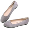 image:imageHee grand Classic Womens Round Toe Ballet Flats Comfortable SlipOn Loafers for Casual Work932gray