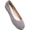 image:imageHee grand Classic Womens Round Toe Ballet Flats Comfortable SlipOn Loafers for Casual Work932gray