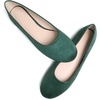 image:imageHee grand Classic Womens Round Toe Ballet Flats Comfortable SlipOn Loafers for Casual Work932green