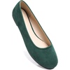 image:imageHee grand Classic Womens Round Toe Ballet Flats Comfortable SlipOn Loafers for Casual Work932green