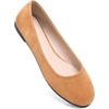 image:imageHee grand Classic Womens Round Toe Ballet Flats Comfortable SlipOn Loafers for Casual Work932khaki