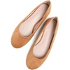 image:imageHee grand Classic Womens Round Toe Ballet Flats Comfortable SlipOn Loafers for Casual Work932khaki