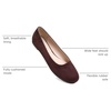 image:imageHee grand Classic Womens Round Toe Ballet Flats Comfortable SlipOn Loafers for Casual Work932latte Brown