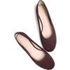 image:imageHee grand Classic Womens Round Toe Ballet Flats Comfortable SlipOn Loafers for Casual Work932latte Brown