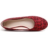 image:imageHee grand Classic Womens Round Toe Ballet Flats Comfortable SlipOn Loafers for Casual Work932leopard Red