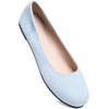 image:imageHee grand Classic Womens Round Toe Ballet Flats Comfortable SlipOn Loafers for Casual Work932light Blue