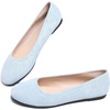 image:imageHee grand Classic Womens Round Toe Ballet Flats Comfortable SlipOn Loafers for Casual Work932light Blue