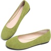 image:imageHee grand Classic Womens Round Toe Ballet Flats Comfortable SlipOn Loafers for Casual Work932mustard Green