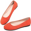 image:imageHee grand Classic Womens Round Toe Ballet Flats Comfortable SlipOn Loafers for Casual Work932orange