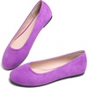 image:imageHee grand Classic Womens Round Toe Ballet Flats Comfortable SlipOn Loafers for Casual Work932purple