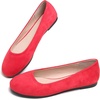 image:imageHee grand Classic Womens Round Toe Ballet Flats Comfortable SlipOn Loafers for Casual Work932red