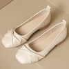 image:imageHee grand Fashion Womens Low Heel Pumps Square Toe Sparkling Rhinestone Beaded Comfort Block Chunky Heel Dress Shoes503apricot