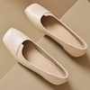 image:imageHee grand Fashion Womens Low Heel Pumps Square Toe Sparkling Rhinestone Beaded Comfort Block Chunky Heel Dress Shoes506apricot