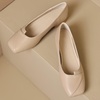 image:imageHee grand Fashion Womens Low Heel Pumps Square Toe Sparkling Rhinestone Beaded Comfort Block Chunky Heel Dress Shoes506khaki