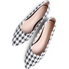 image:imageHee grand Flats for Women Classic Solid Pointed Toe Ballet Shoes Suede Dress Shoes Casual Comfort SlipOn Loafers Lightweight839black