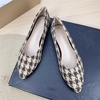 image:imageHee grand Flats for Women Classic Solid Pointed Toe Ballet Shoes Suede Dress Shoes Casual Comfort SlipOn Loafers Lightweight839brown