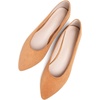 image:imageHee grand Flats for Women Classic Solid Pointed Toe Ballet Shoes Suede Dress Shoes Casual Comfort SlipOn Loafers LightweightAmber