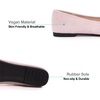 image:imageHee grand Flats for Women Classic Solid Pointed Toe Ballet Shoes Suede Dress Shoes Casual Comfort SlipOn Loafers LightweightBaby Pink