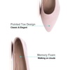 image:imageHee grand Flats for Women Classic Solid Pointed Toe Ballet Shoes Suede Dress Shoes Casual Comfort SlipOn Loafers LightweightBaby Pink