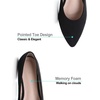image:imageHee grand Flats for Women Classic Solid Pointed Toe Ballet Shoes Suede Dress Shoes Casual Comfort SlipOn Loafers LightweightBlack