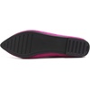 image:imageHee grand Flats for Women Classic Solid Pointed Toe Ballet Shoes Suede Dress Shoes Casual Comfort SlipOn Loafers LightweightRose Purple