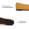 image:imageHee grand Flats for Women Classic Solid Pointed Toe Ballet Shoes Suede Dress Shoes Casual Comfort SlipOn Loafers LightweightYellow