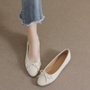 image:imageHee grand Flats for Women Cute Bowknot Round Toe Ballet Dressy Flats Comfort Memory Foam Slip On Loafers Dressy Office Shoes547apricot