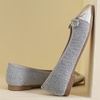 image:imageHee grand Flats for Women Cute Bowknot Round Toe Ballet Dressy Flats Comfort Memory Foam Slip On Loafers Dressy Office Shoes547grey