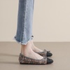 image:imageHee grand Flats for Women Cute Bowknot Round Toe Ballet Dressy Flats Comfort Memory Foam Slip On Loafers Dressy Office Shoes548grey