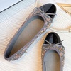 image:imageHee grand Flats for Women Cute Bowknot Round Toe Ballet Dressy Flats Comfort Memory Foam Slip On Loafers Dressy Office Shoes586grey