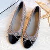 image:imageHee grand Flats for Women Cute Bowknot Round Toe Ballet Dressy Flats Comfort Memory Foam Slip On Loafers Dressy Office Shoes586grey