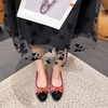 image:imageHee grand Flats for Women Cute Bowknot Round Toe Ballet Dressy Flats Comfort Memory Foam Slip On Loafers Dressy Office Shoes586red