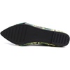image:imageHee grand Flats for Women Fashion Snakeskin Pointed Toe Ballet Flats Comfort Casual Slip On LoafersGreen
