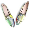 image:imageHee grand Flats for Women Fashion Snakeskin Pointed Toe Ballet Flats Comfort Casual Slip On LoafersRed