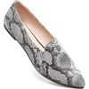 image:imageHee grand Flats for Women Fashion Snakeskin Pointed Toe Ballet Flats Comfort Casual Slip On LoafersWhite