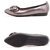 image:imageHee grand Foldable Flats for Women Bowknot Pointed Toe Ballet Shoes Patent Leather Dress Shoes Slip On LoafersCoffee