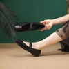 image:imageHee grand Leather Flats for Women Comfortable Square Toe Mary Jane Shoes Elastic Strap Flats Lightweight Walking Shoes491black
