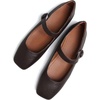 image:imageHee grand Leather Flats for Women Comfortable Square Toe Mary Jane Shoes Elastic Strap Flats Lightweight Walking Shoes492dark Brown